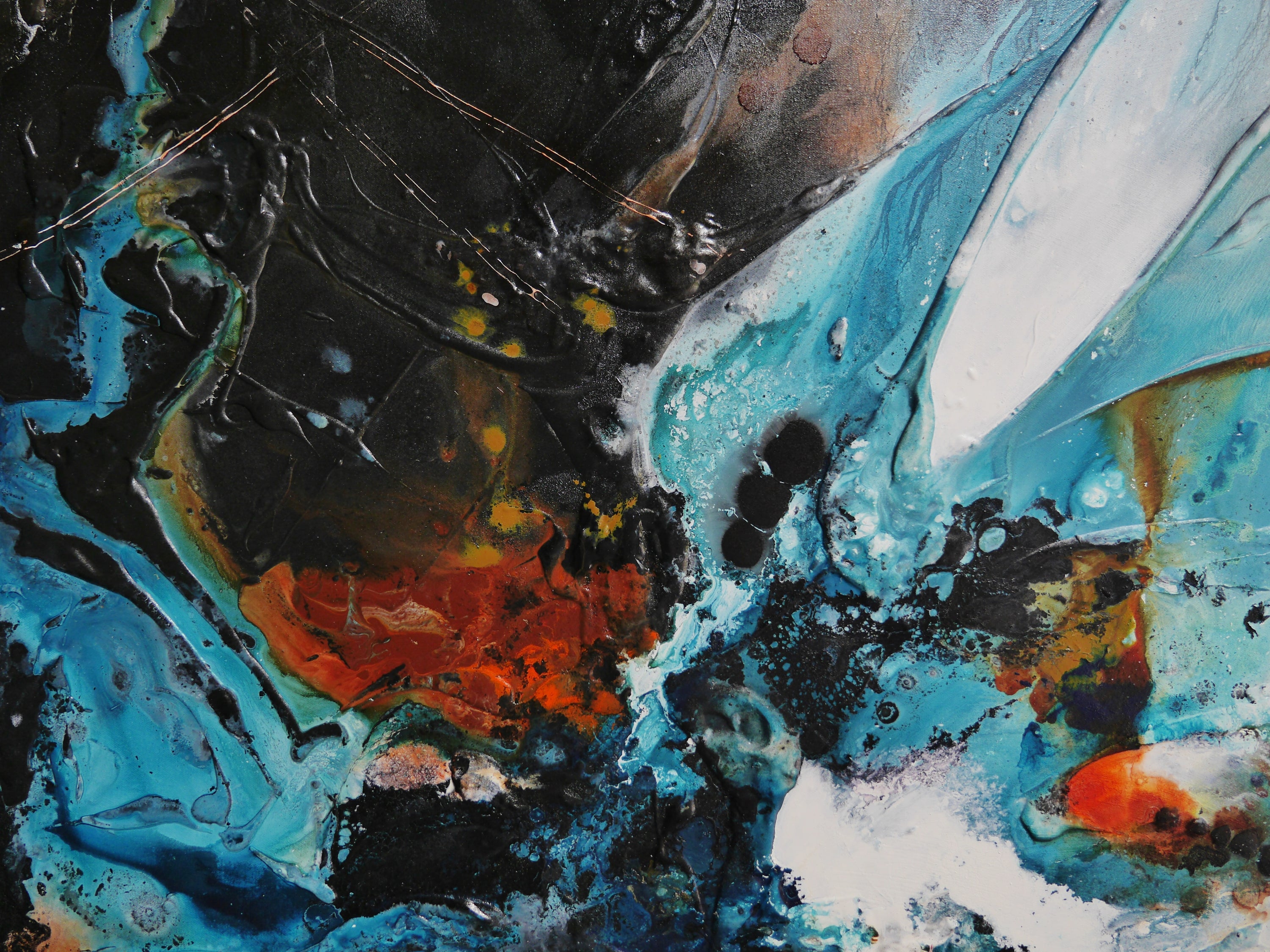 Rusted Perspective 240cm x 100cm Textured Abstract Painting (SOLD)