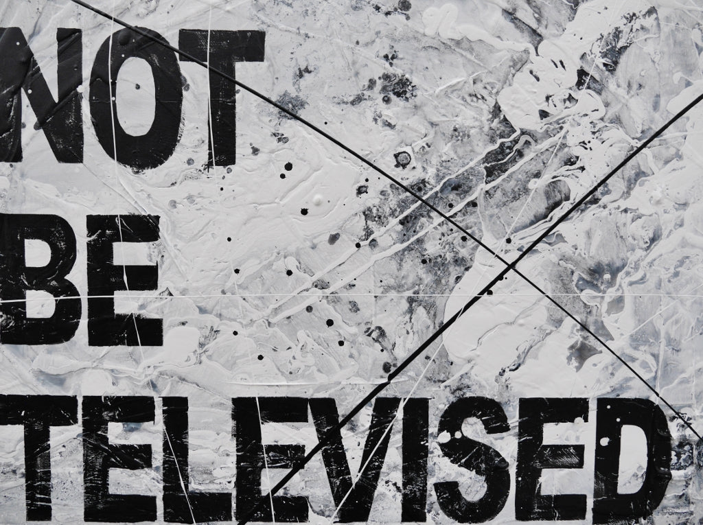The Revo 100cm x 140cm Textured Urban Pop Art Painting (SOLD)