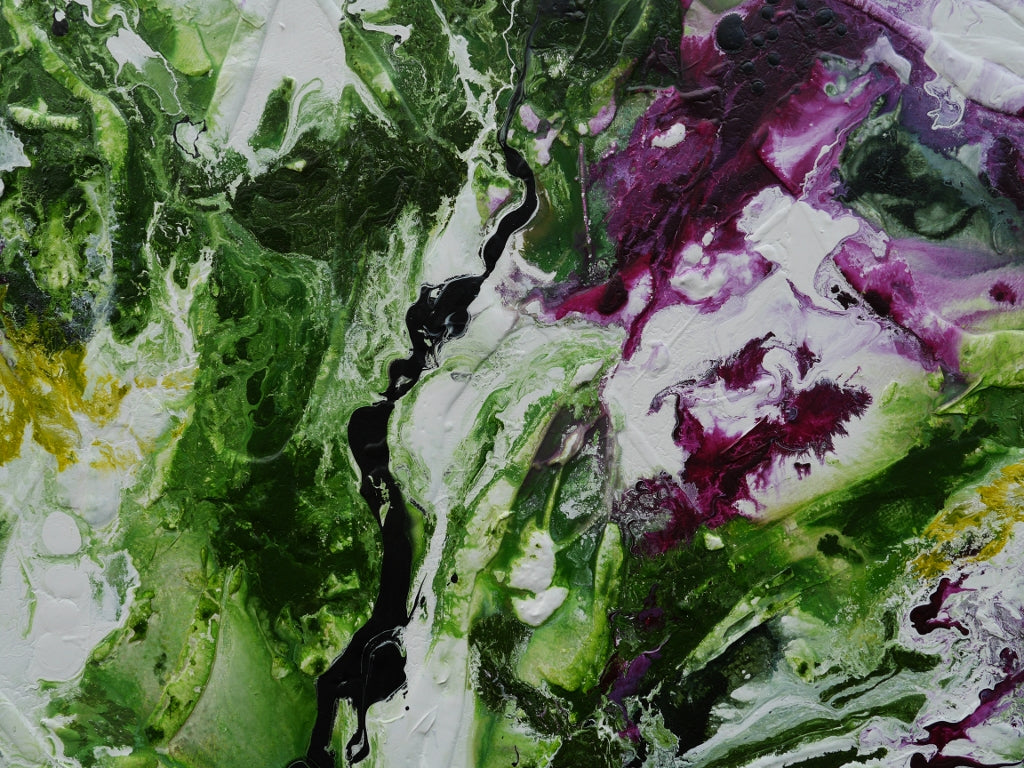 Olives and Sap 140cm x 180cm Textured Abstract Painting (SOLD)
