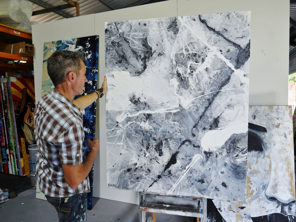 Magnetic 120cm x 150cm Textured Abstract Painting (SOLD)