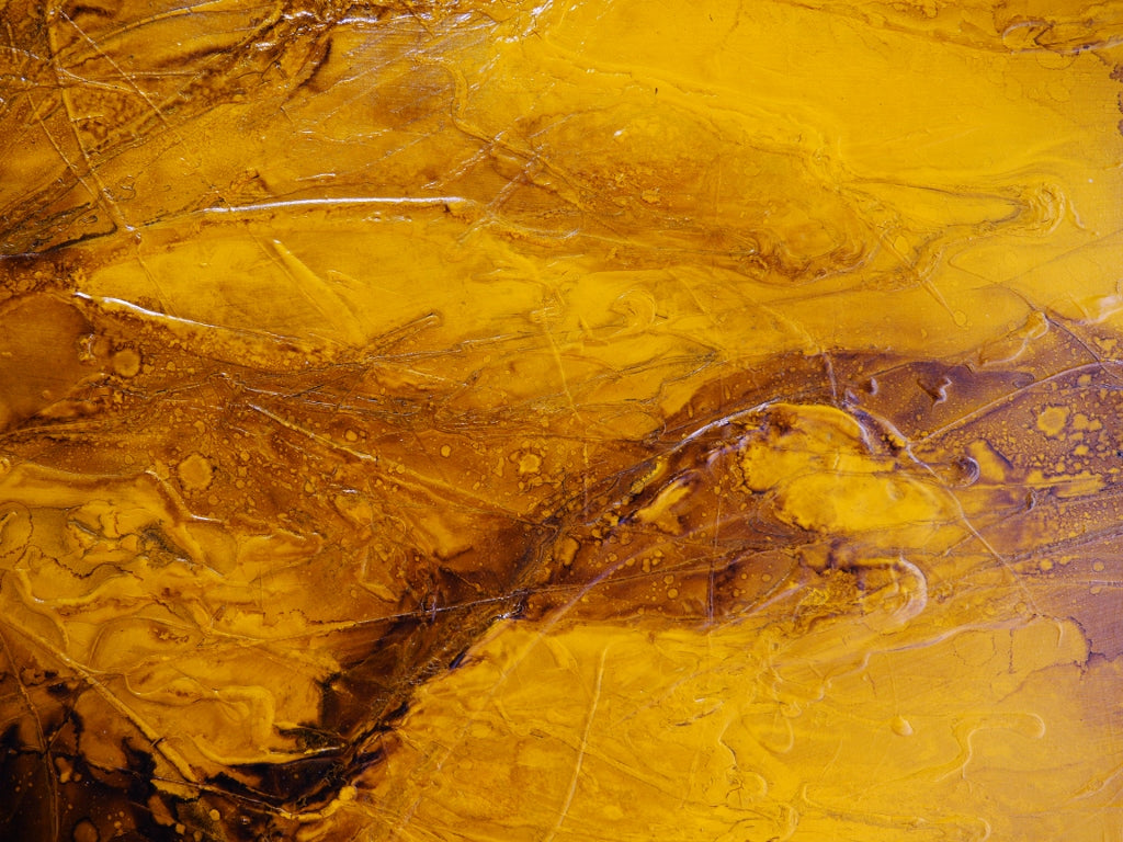 Natural Sunflower 190cm x 100cm Textured Abstract Painting (SOLD)