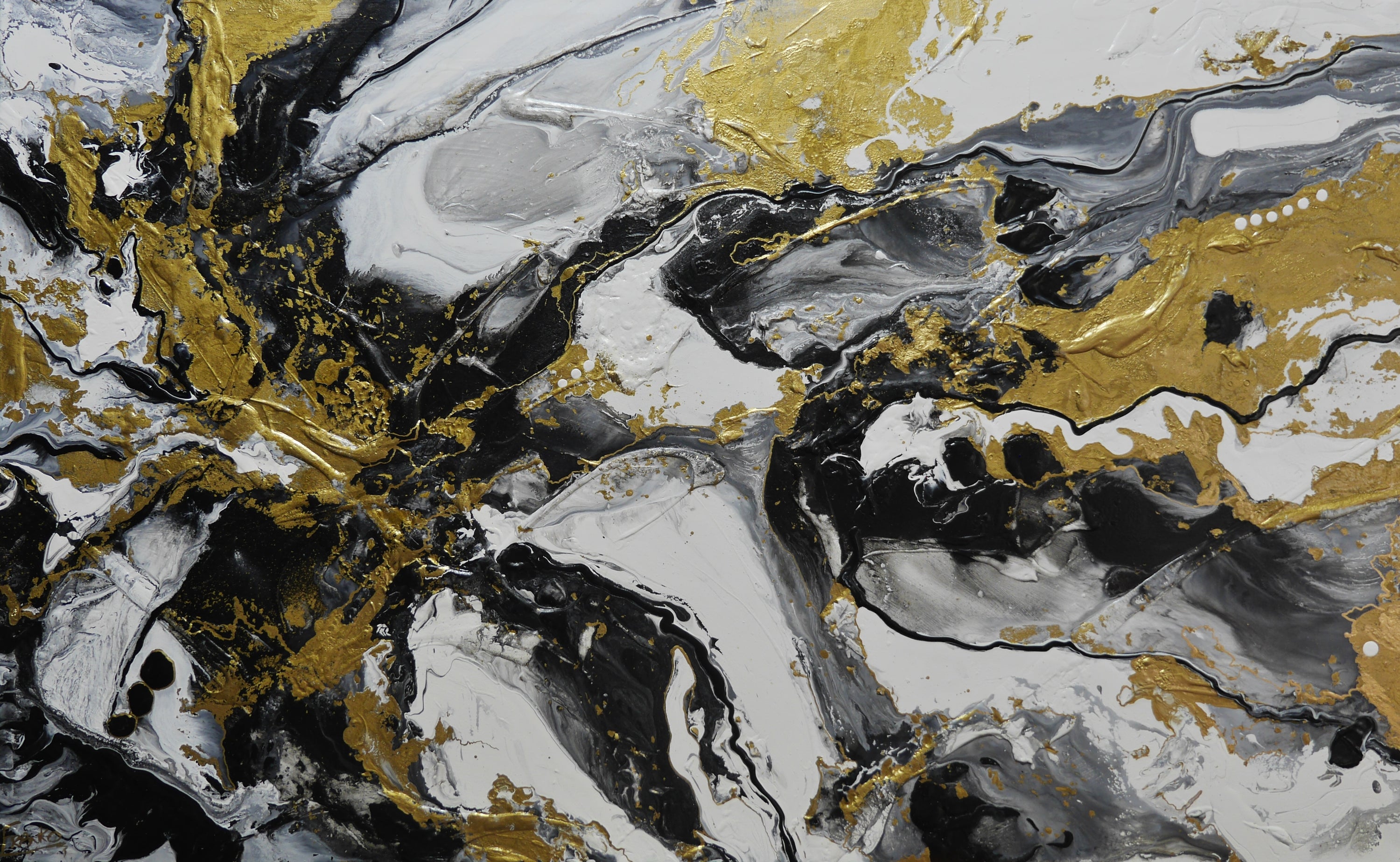 Golden Anatomy 160cm x 100cm Textured Abstract Painting