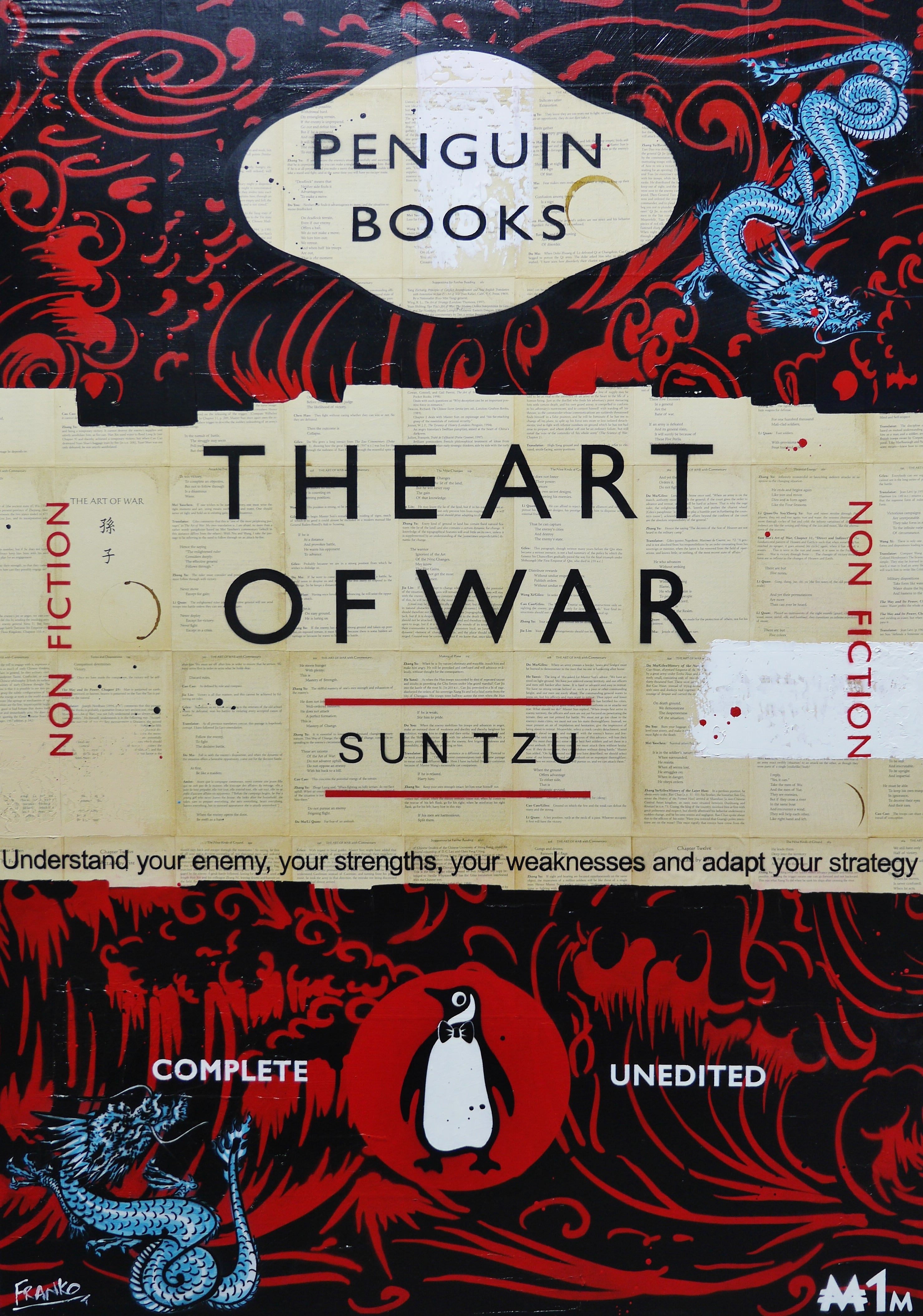 This Is War 140cm x 100cm Urban Pop Book Club Painting