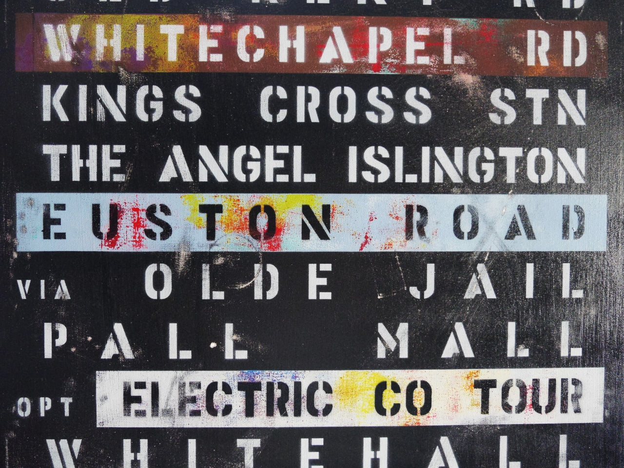 Big Bonds 200cm x 80cm Monopoly Urban Pop Art Painting