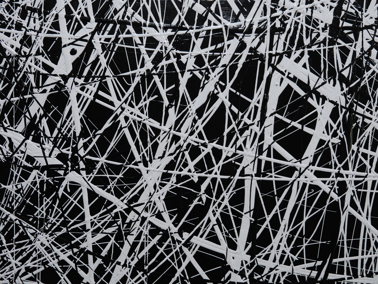 Frazzled 150cm x 150cm Black and White Textured Abstract Painting