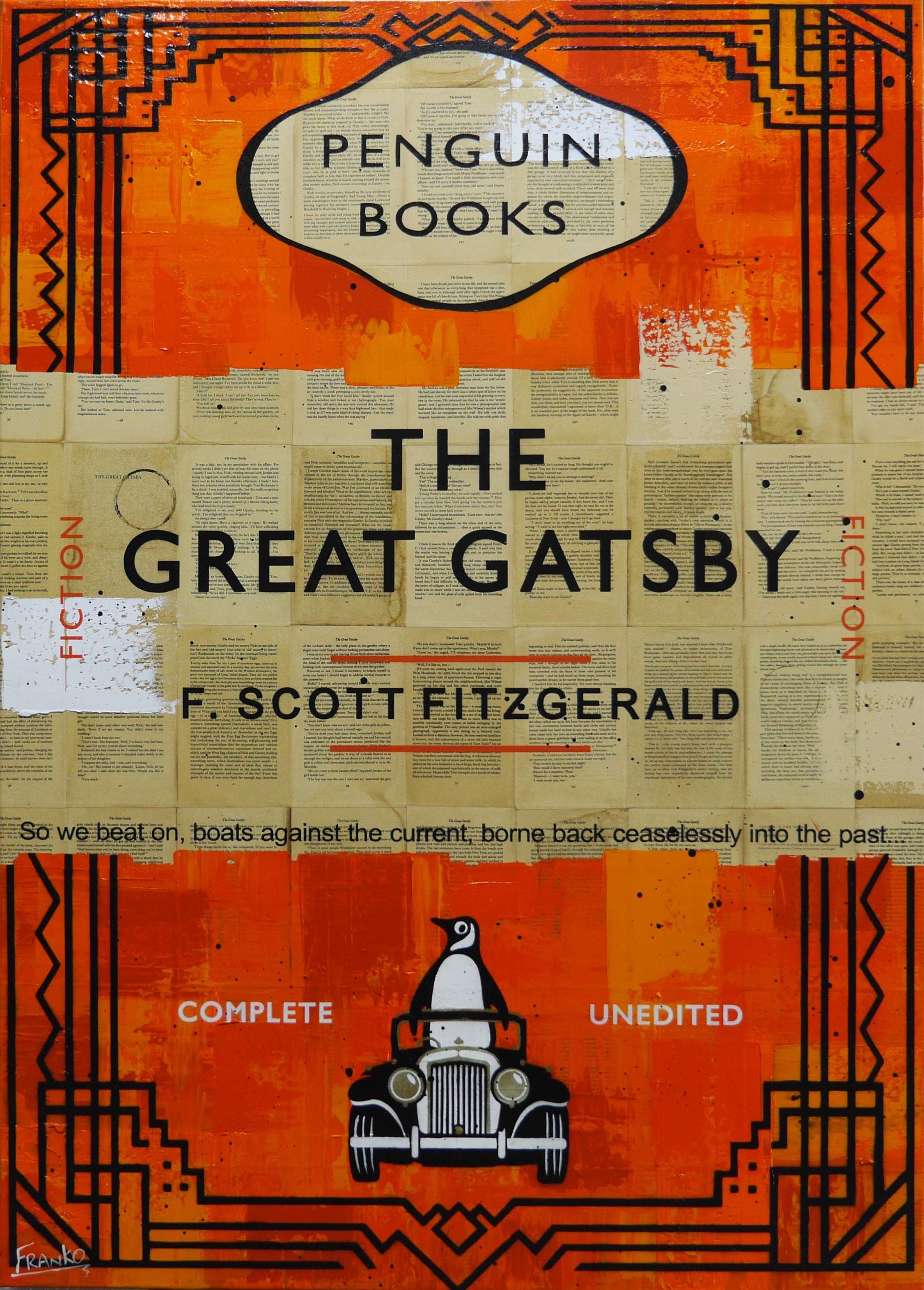 The Greatest 140cm x 100cm Urban Pop Book Club Painting