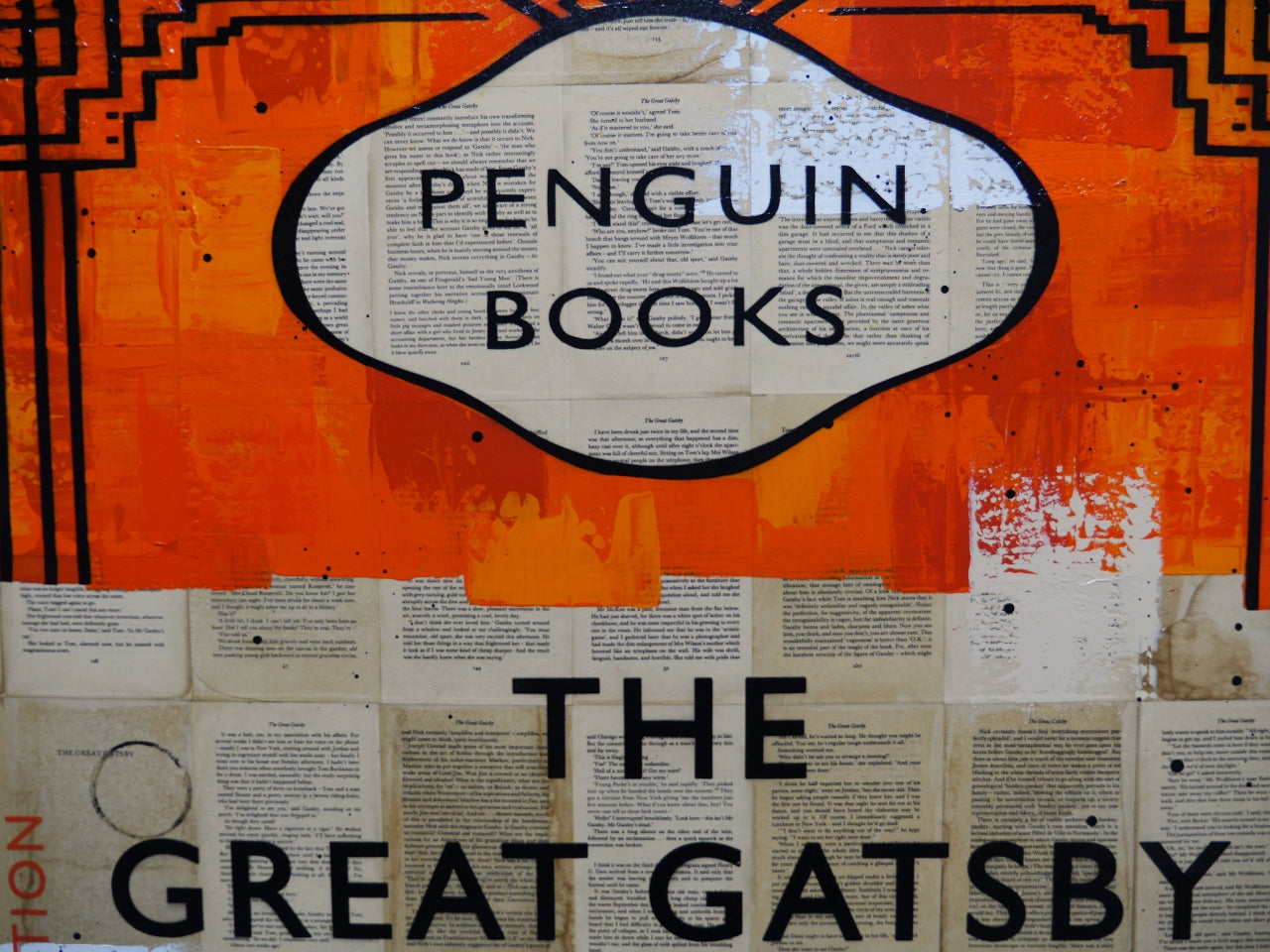 The Greatest 140cm x 100cm Urban Pop Book Club Painting