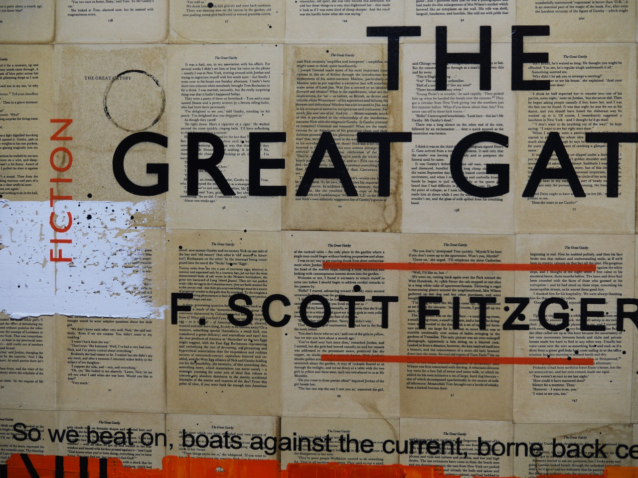 The Greatest 140cm x 100cm Urban Pop Book Club Painting