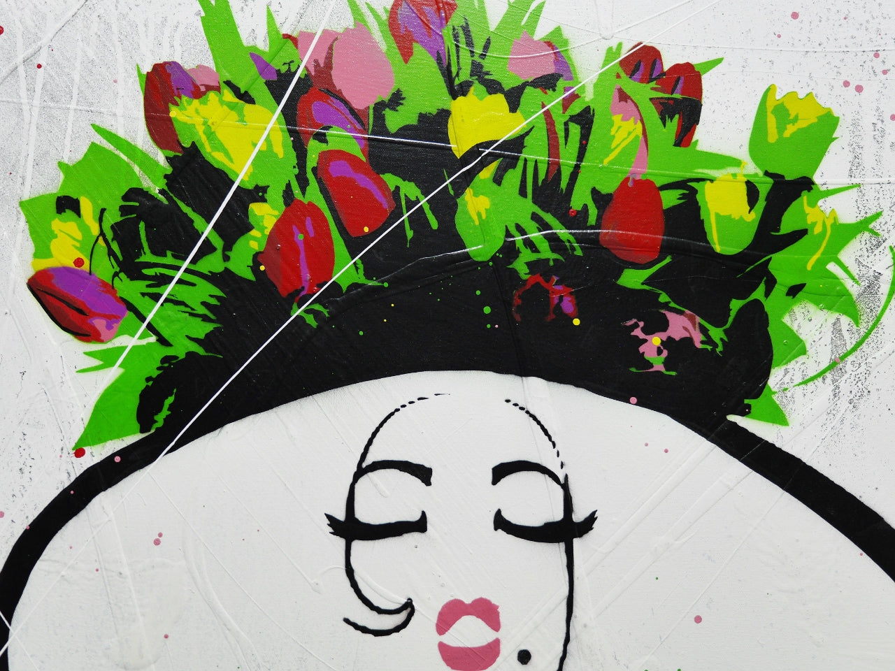 Raw Class Classic 120cm x 100cm Textured Urban Pop Art Painting