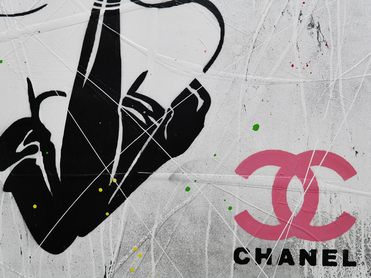 Raw Class Classic 120cm x 100cm Textured Urban Pop Art Painting