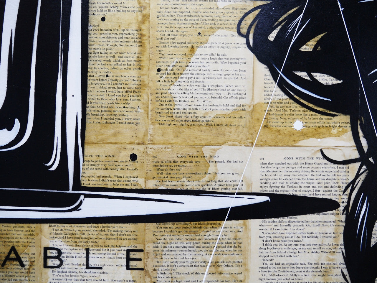 Unmistakable Part 1 200cm x 80cm Urban Pop Book Club Painting