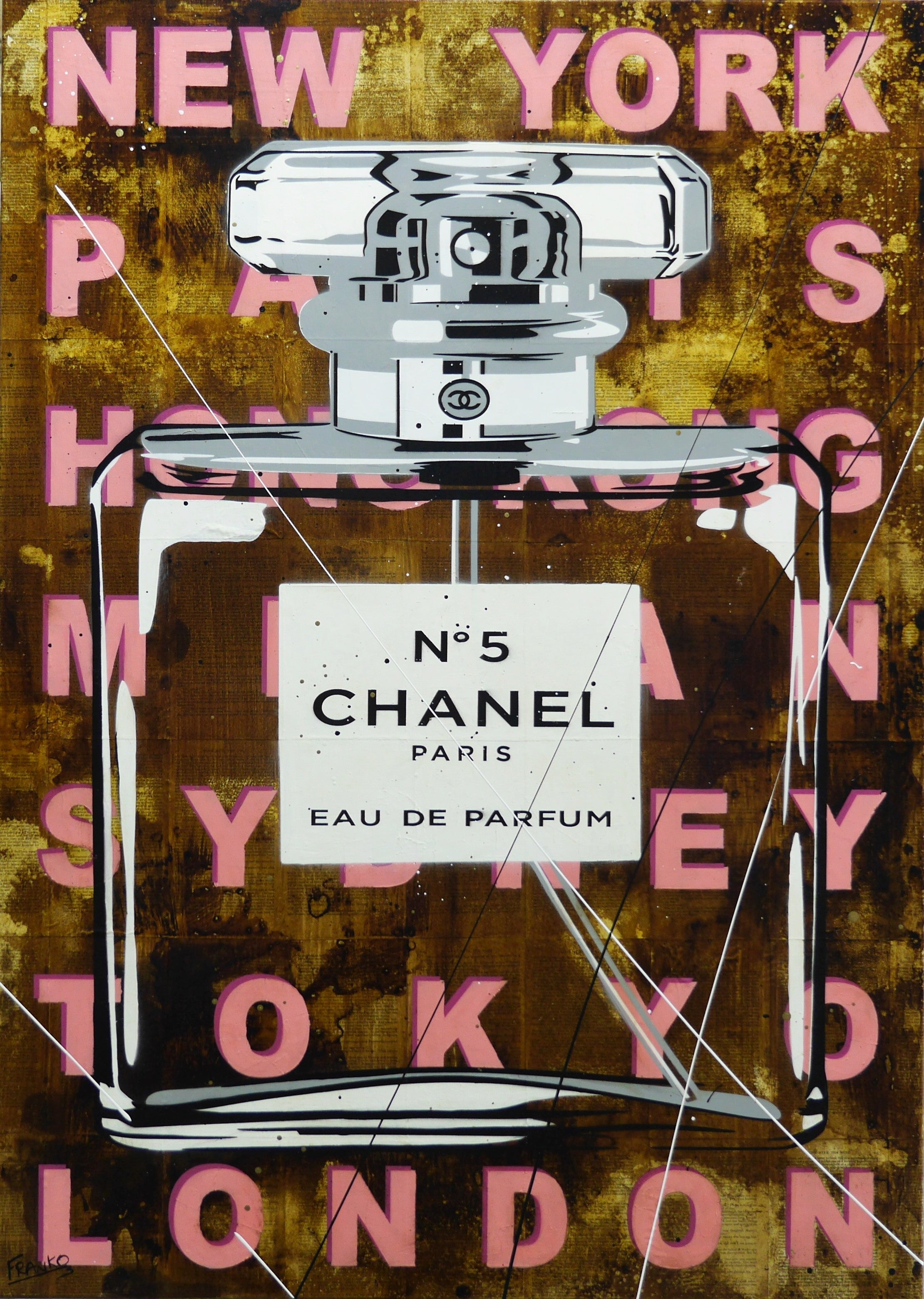 Parisian Vibes 140cm x 100cm Urban Pop Book Club Painting