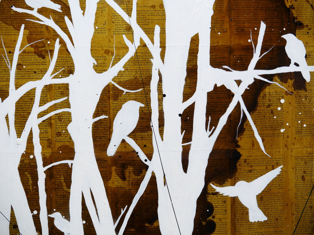 The Committee 120cm x 100cm Urban Pop Book Club Painting