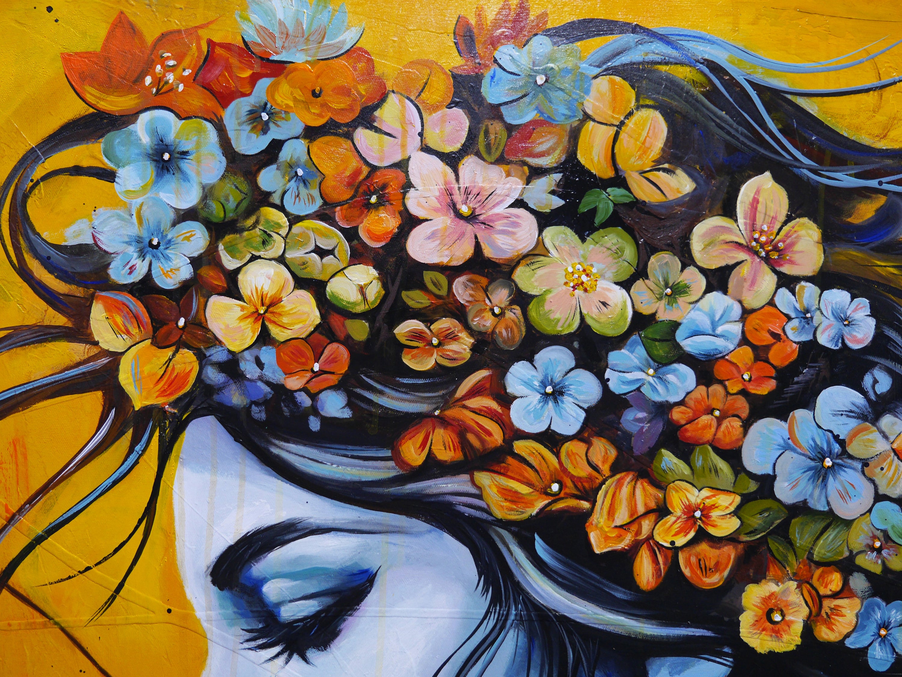 Evande 160cm x 100cm FRAMED Abstract Realism Textured Painting