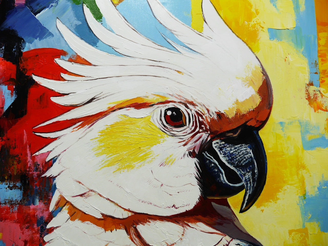 Little Napoleon 140cm x 180cm Framed Landscape Textured Abstract Realism Painting