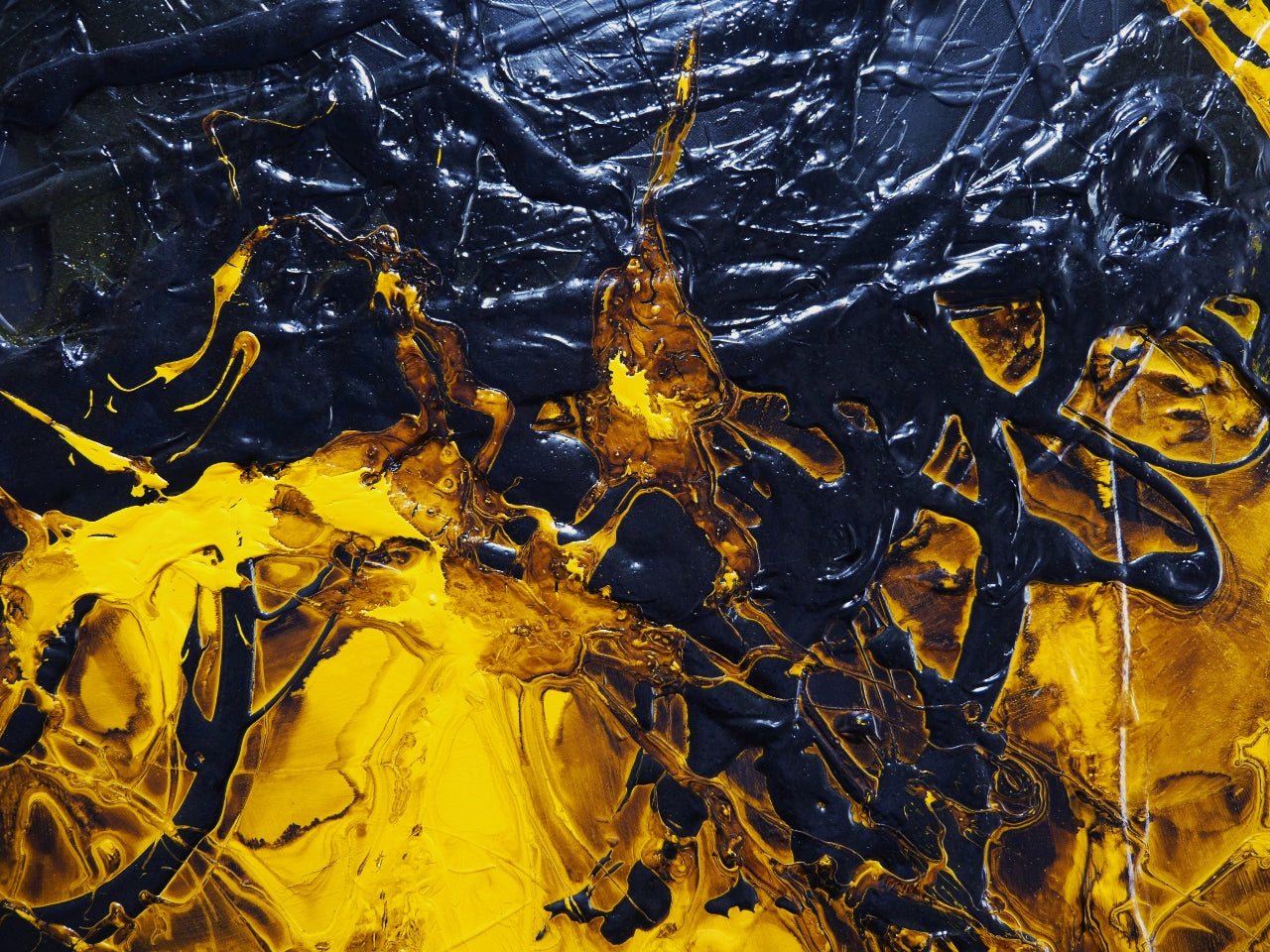 Blazing 180cm x 180cm Textured Abstract Painting