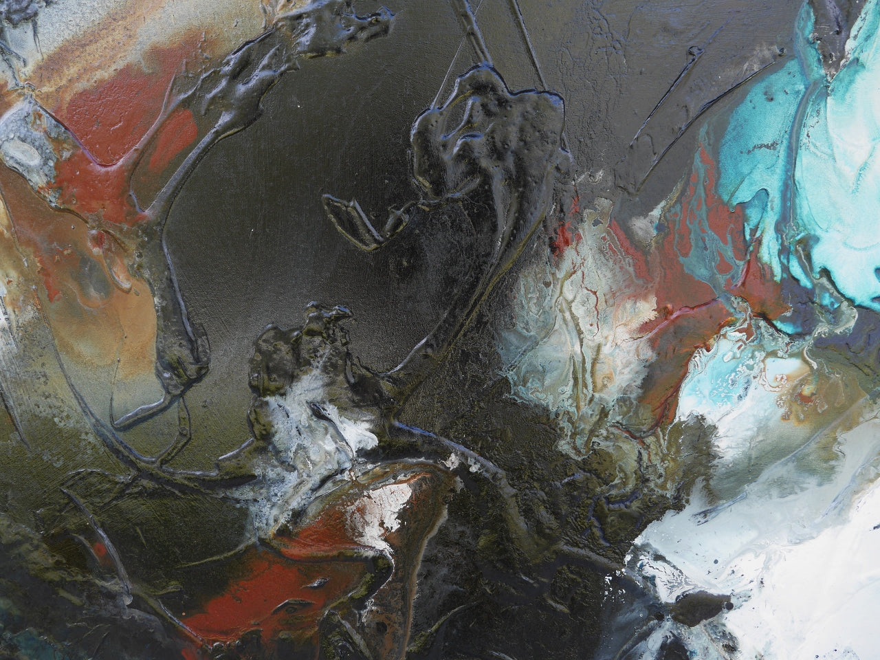 Natural Obsession 240cm x 100cm Textured Abstract Painting
