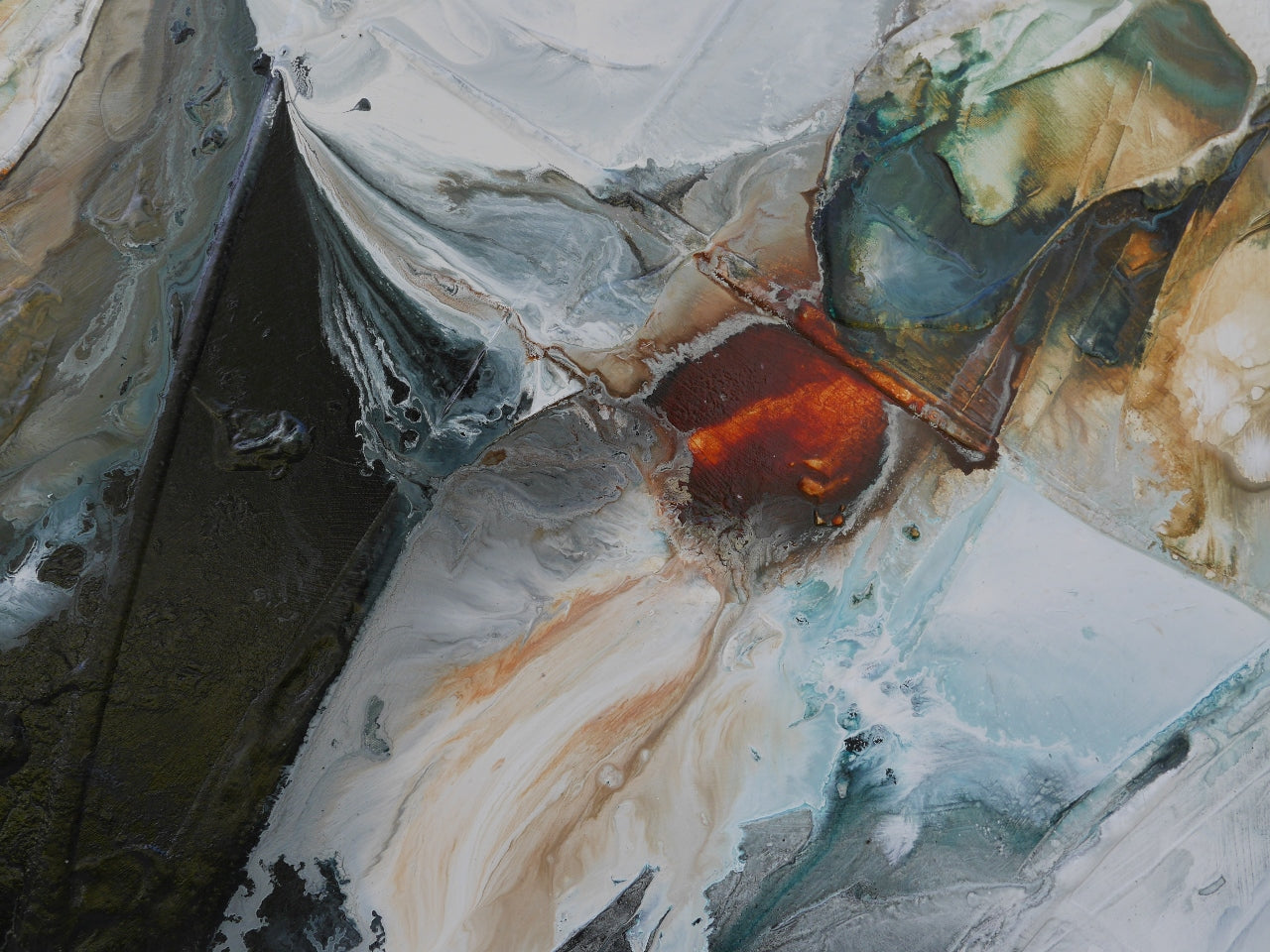 Natural Obsession 240cm x 100cm Textured Abstract Painting