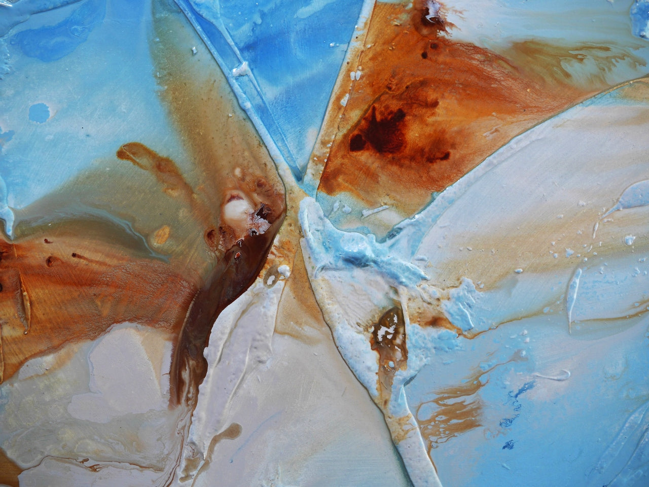 West Coast 270cm x 100cm Textured Abstract Painting
