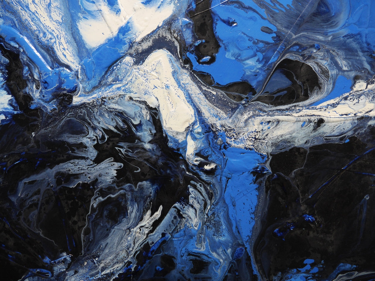 Aquaholic 295cm x 100cm Textured Abstract Painting