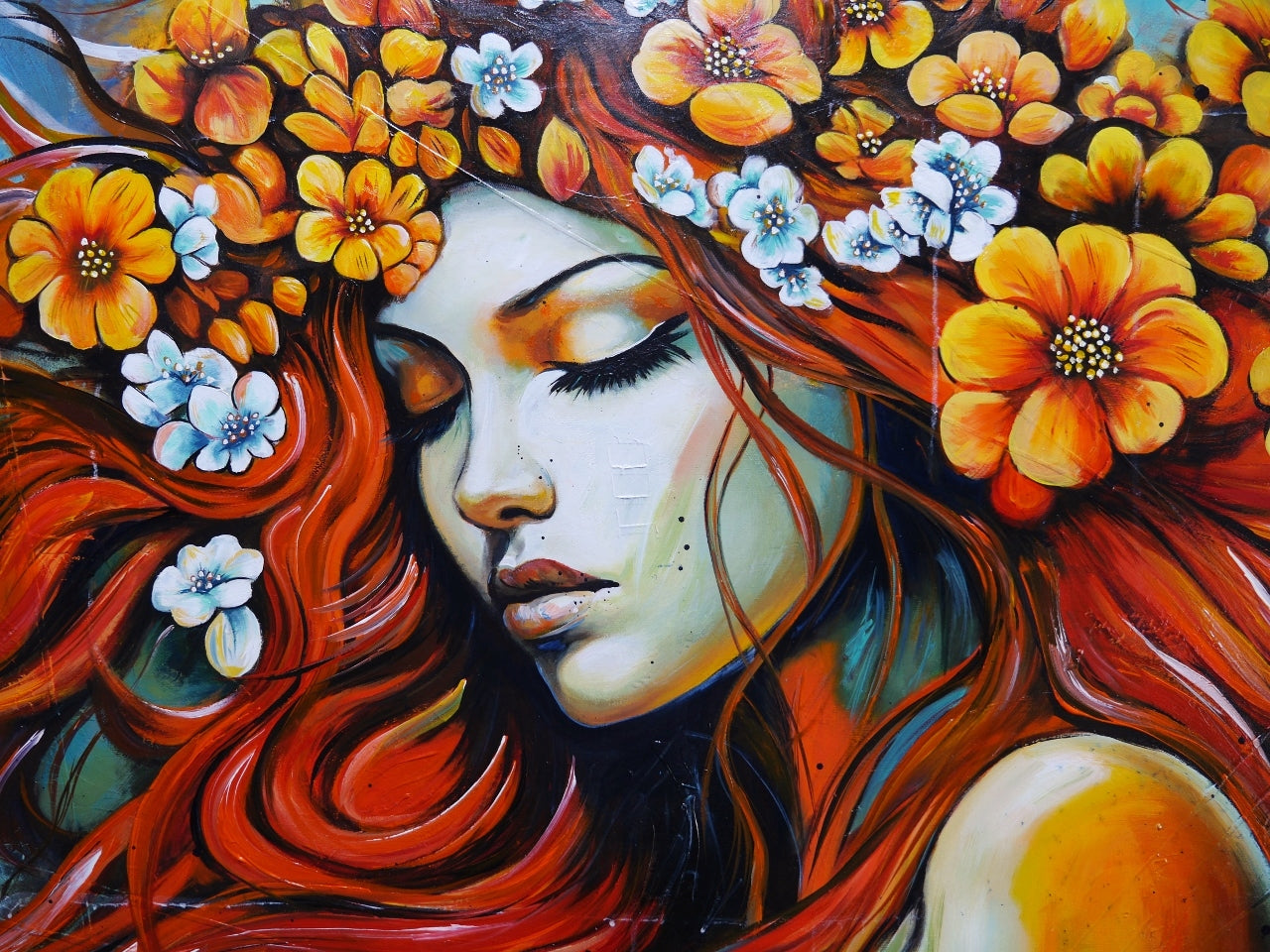 Calista 200cm x 120cm Abstract Realism Textured Framed Painting