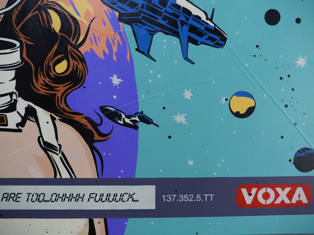 Ohhh Fuck... 240cm x 120cm Space Classic Pop Art Painting