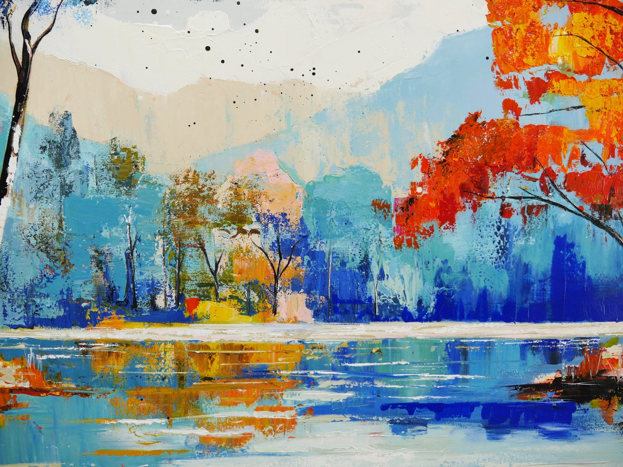 The Expanse 240cm x 120cm Framed Landscape Textured Abstract Realism Painting