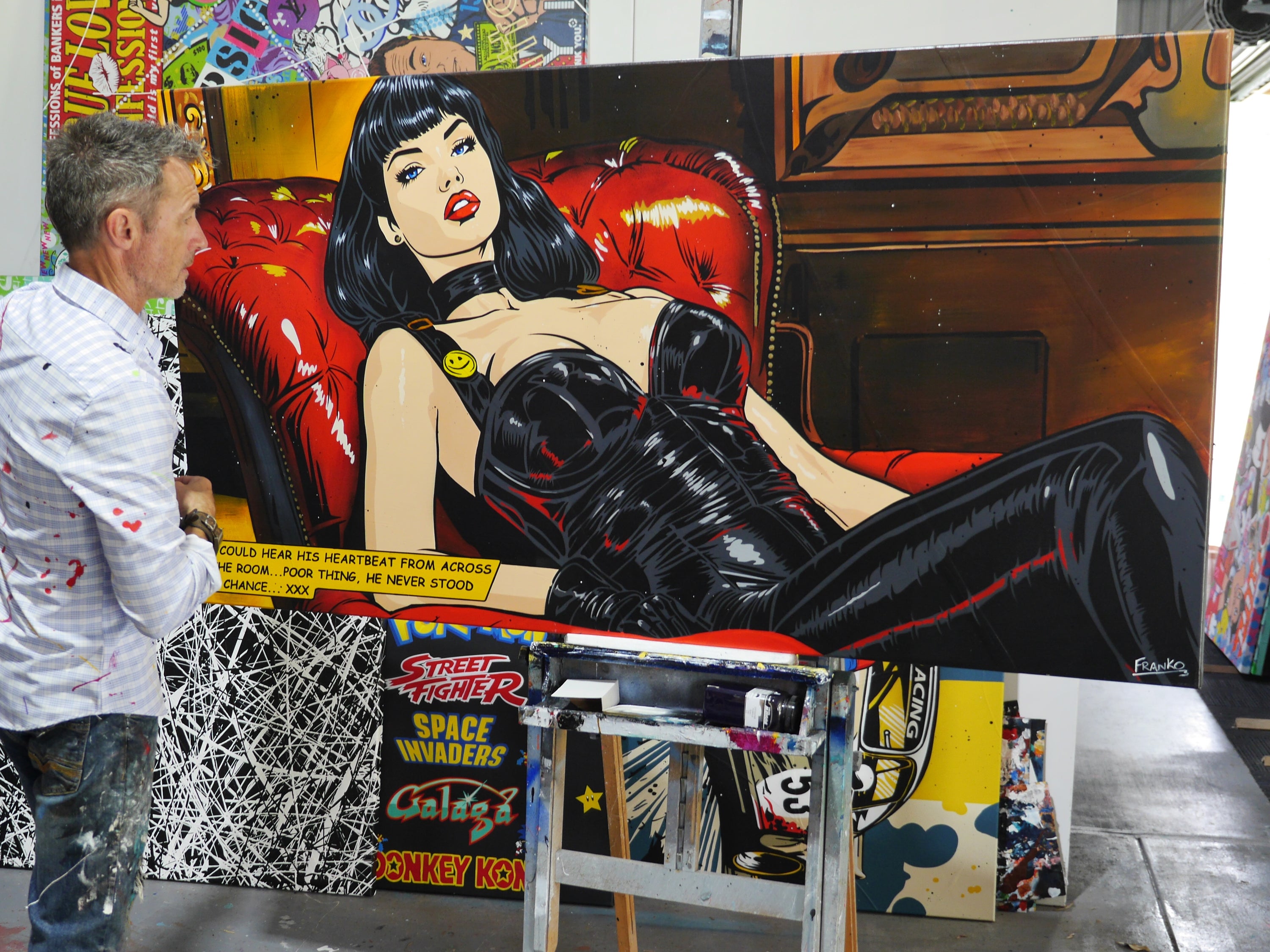 Never Stood a Chance 190cm x 100cm Sexy Classic Pop Art Painting