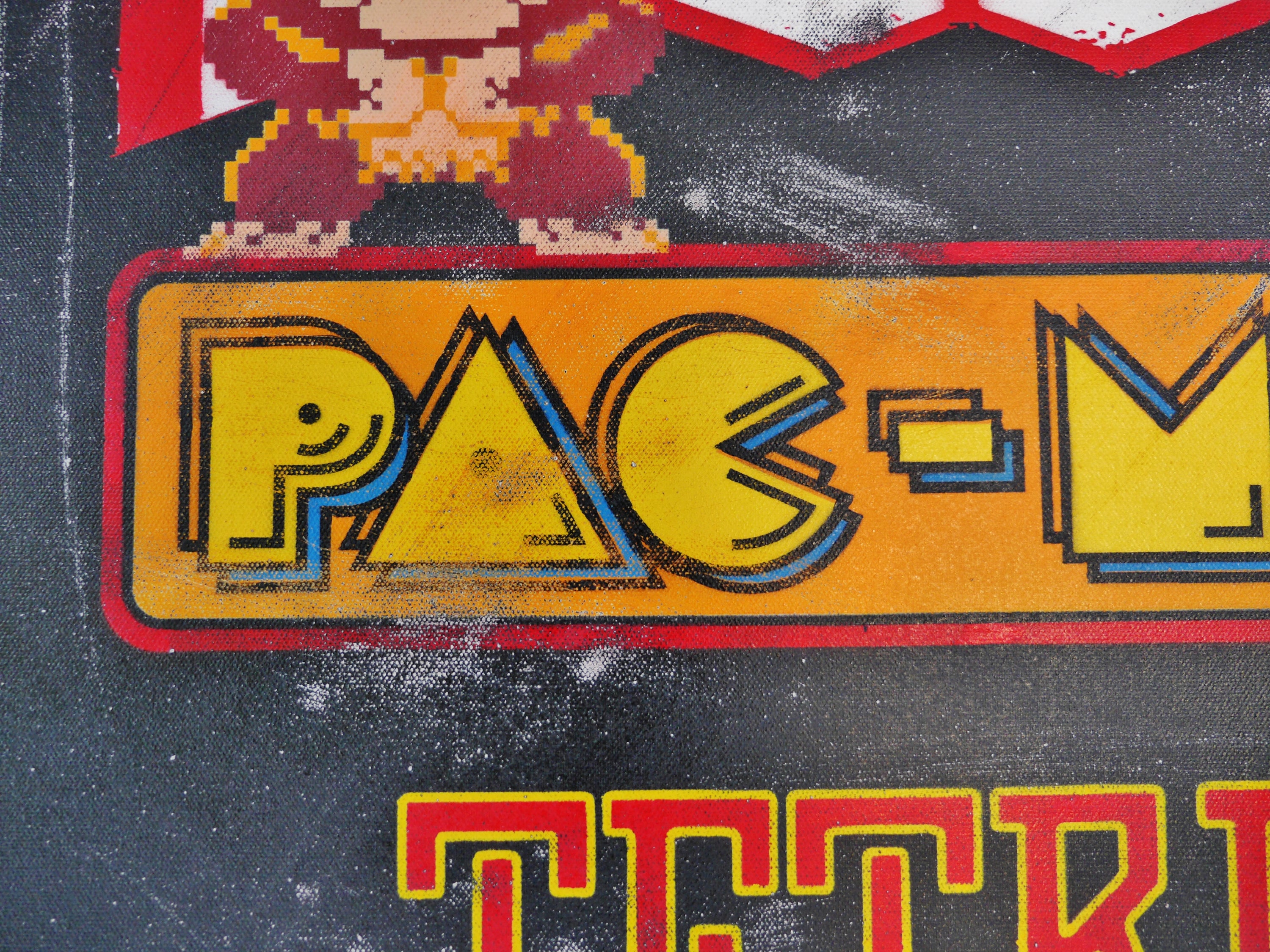 Top Gamers 200cm x 80cm Original Hand Painted Pop Art Painting