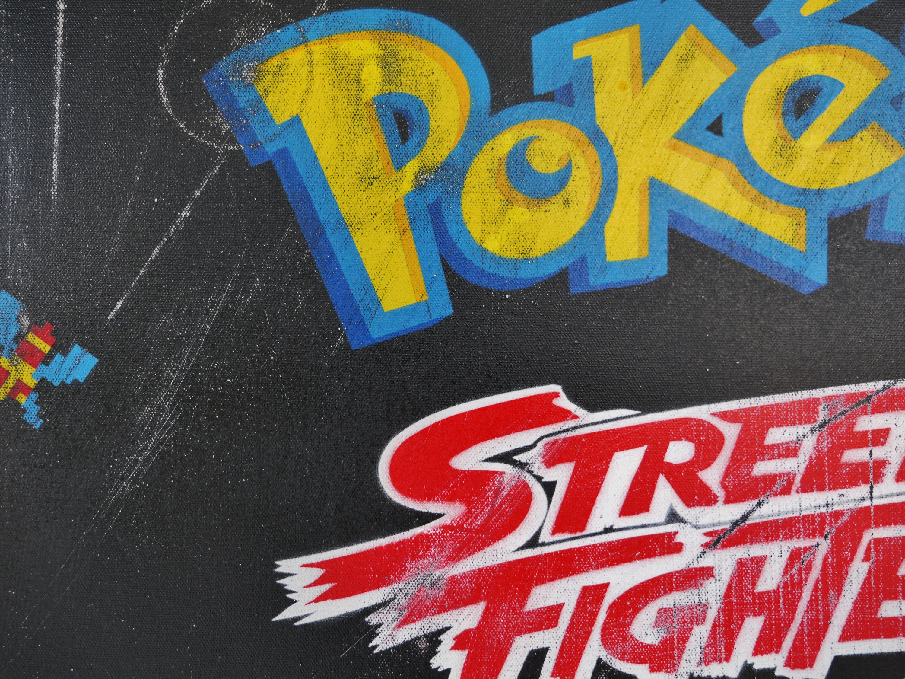 Top Gamers 200cm x 80cm Original Hand Painted Pop Art Painting