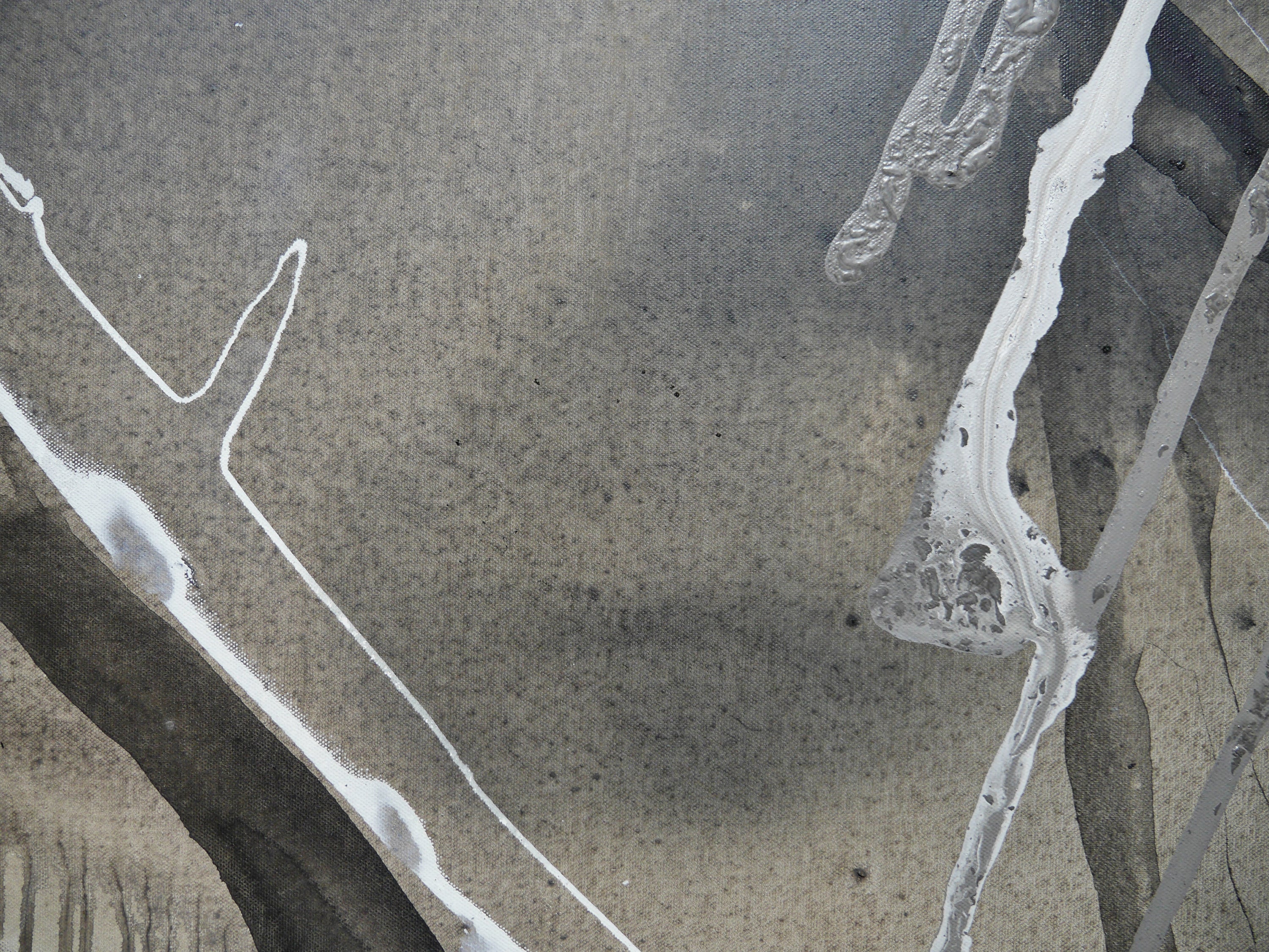 Refined 333 200cm x 80cm Blended Ink Abstract Painting