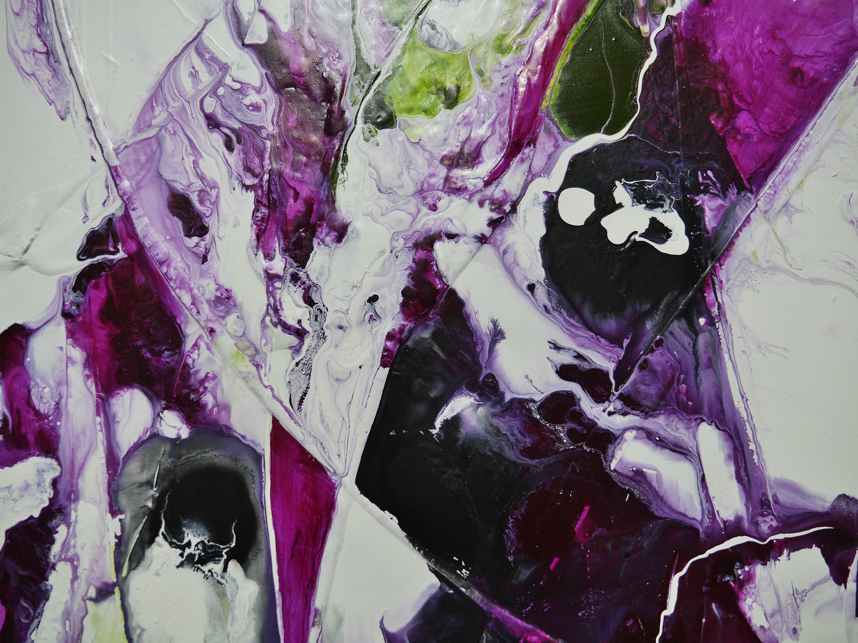 Velvetine and Sap 140cm x 180cm Original Hand Painted Textured Abstract Painting