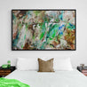 Palm Springs Bling 160cm x 100cm Green Rust Textured Abstract Painting (SOLD)-Abstract-Franko-[franko_artist]-[Art]-[interior_design]-Franklin Art Studio