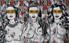 Parading Part Trois 160cm x 100cm Nude Concrete Urban Pop Art Painting (SOLD)-concrete-[Franko ]-[Gallery]-[popular]-[Australia]-Franklin Art Studio