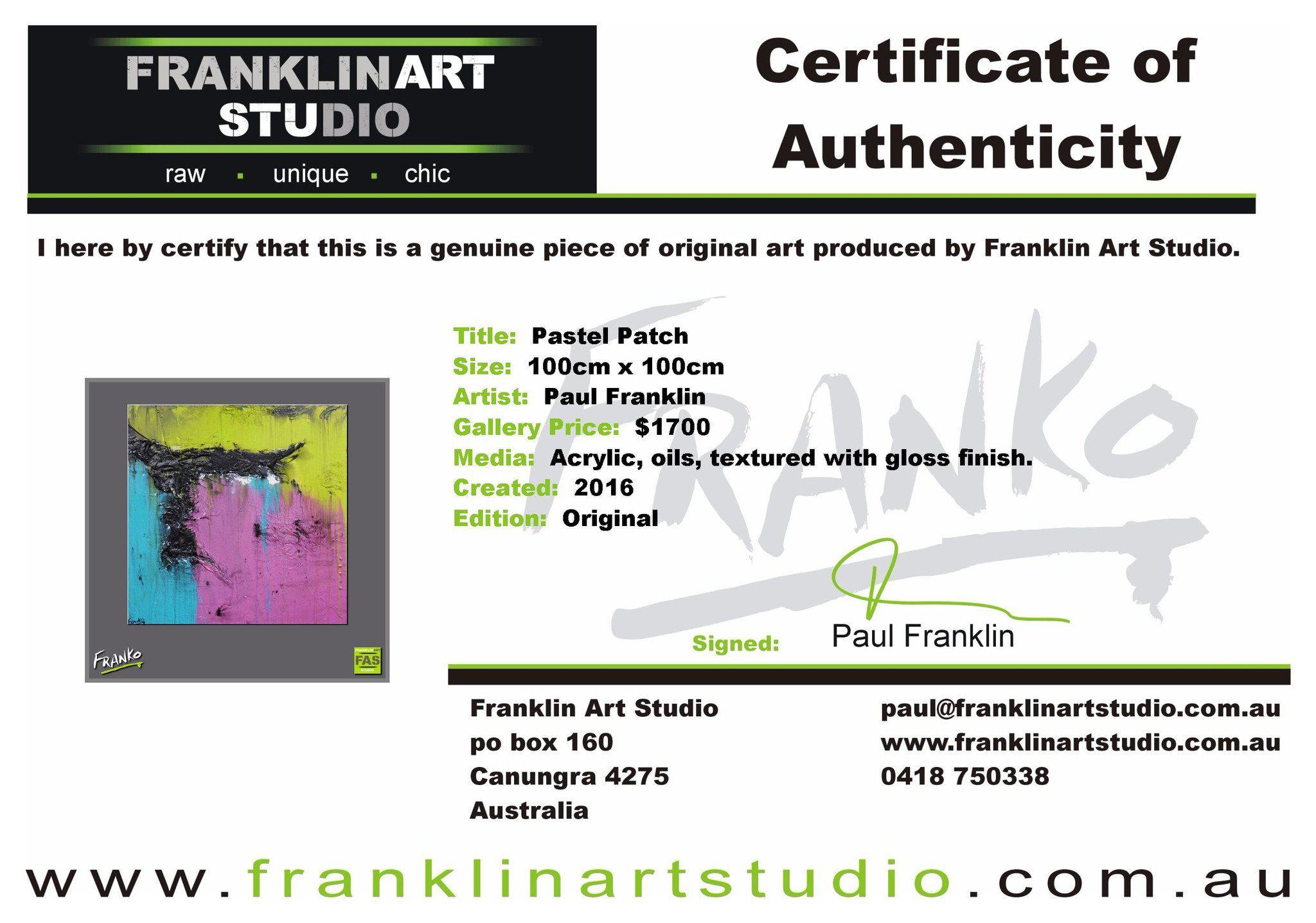 Pastel Patch 100cm x 100cm Blue Purple Green Abstract Painting (SOLD)-abstract-Franko-[franko_art]-[beautiful_Art]-[The_Block]-Franklin Art Studio