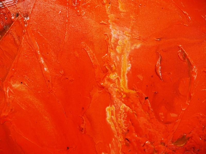 Peeled Orange 120cm x 120cm Orange Abstract Painting (SOLD)