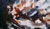 Peppered Oxide 200cm x 120cm Black White Oxide Textured Abstract Painting (SOLD)-Abstract-[Franko ]-[Gallery]-[popular]-[Australia]-Franklin Art Studio