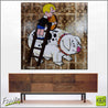 Piggie Bank 120cm x 120cm Piggie Bank Richie Rich Bitcoin (SOLD)-bitcoin themed-Franko-[huge]-[Australian]-[best Selling]-Franklin Art Studio