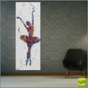 Poise 160cm x 60cm Ballerina Urban Pop Art Painting (SOLD)-urban pop-Franko-[Franko]-[huge_art]-[Australia]-Franklin Art Studio