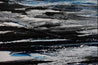 Prushed Arctic 200cm x 80cm Blue Black White Textured Abstract Painting (SOLD Rh)-Abstract-[Franko]-[Artist]-[Australia]-[Painting]-Franklin Art Studio
