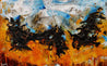 Pseudo Beach 160cm x 100cm Sienna Blue Textured Abstract Painting (SOLD)-Abstract-Franko-[Franko]-[Australia_Art]-[Art_Lovers_Australia]-Franklin Art Studio