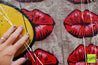 Pucker Up Baby 160cm x 100cm Cowgirl Textured Urban Pop Art Painting (SOLD)-concrete-[Franko]-[Artist]-[Australia]-[Painting]-Franklin Art Studio