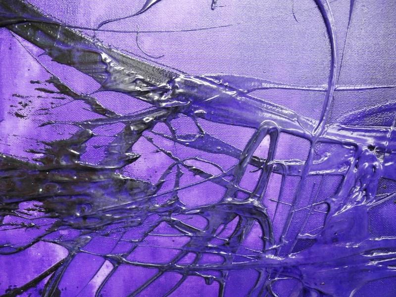 Purple Rush 160cm x 100cm Purple Abstract Painting (SOLD)
