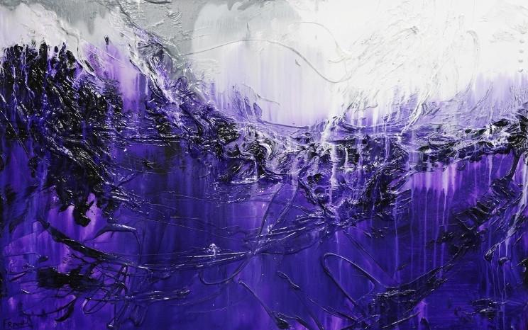Purple Rush 160cm x 100cm Purple Abstract Painting (SOLD)-abstract-[Franko ]-[Gallery]-[popular]-[Australia]-Franklin Art Studio