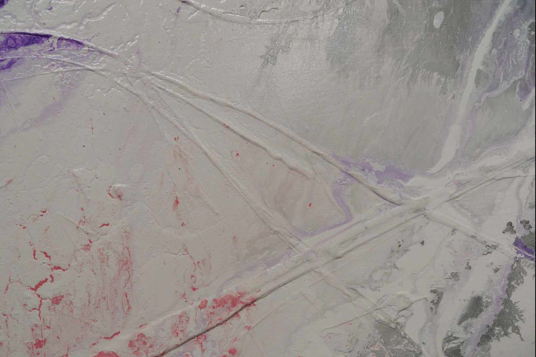 Purple Silk 160cm x 100cm White Pink Purple Textured Abstract Painting (SOLD)-Abstract-[Franko]-[Artist]-[Australia]-[Painting]-Franklin Art Studio