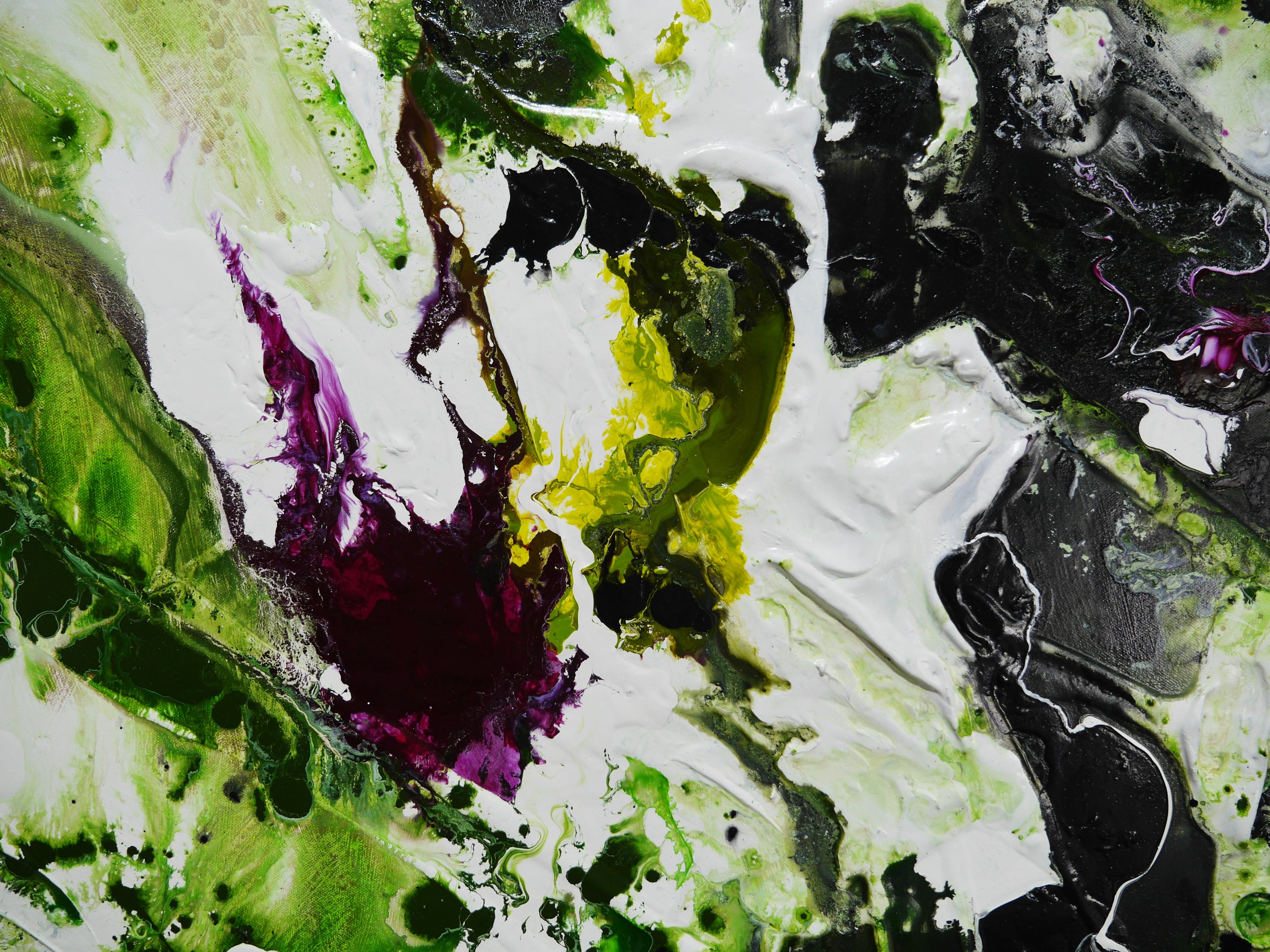 Inner Bloom 140cm x 180cm Textured Abstract Painting (SOLD)