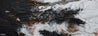 Rusting Black Ice 160cm x 60cm Rustic Textured Abstract Painting (SOLD)-Abstract-[Franko ]-[Gallery]-[popular]-[Australia]-Franklin Art Studio