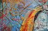 Raging Bull 120cm x 150cm Sitting Bull Indian Chief Abstract Realism Urban Pop Painting (SOLD)-people-[Franko]-[Artist]-[Australia]-[Painting]-Franklin Art Studio