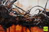 Raw 160cm x 60cm Black Brown Textured Abstract Painting (SOLD)-Abstract-[Franko]-[Artist]-[Australia]-[Painting]-Franklin Art Studio