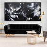 Raw Black Ice 240cm x 120cm Black White Textured Abstract Painting (SOLD)-Abstract-[Franko Artist]-[Gold Coast]-[Brisbane]-[Huge]-Franklin Art Studio